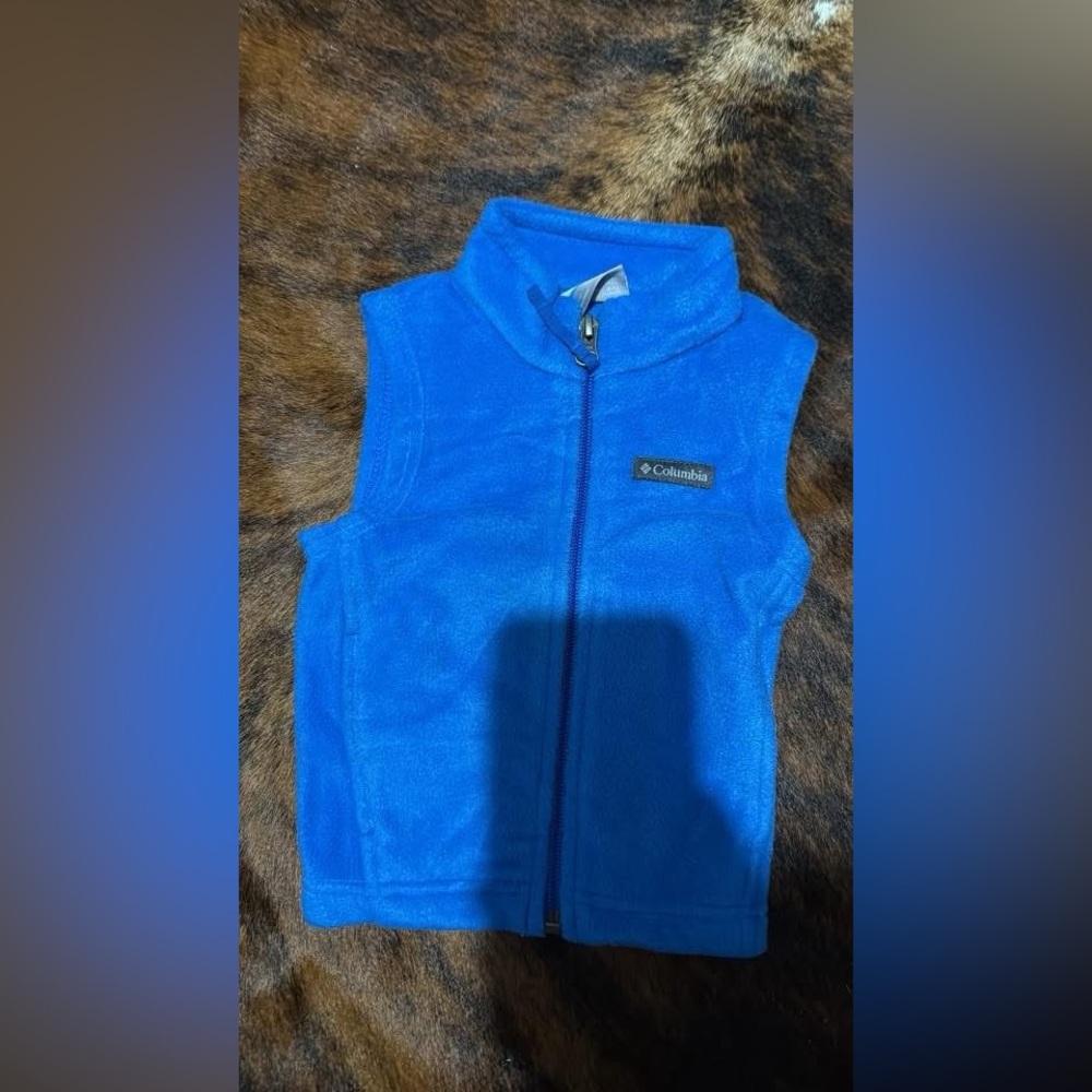 Columbia Vibrant Blue Fleece Vest
